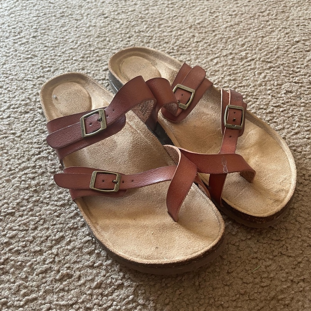 Brown sandals